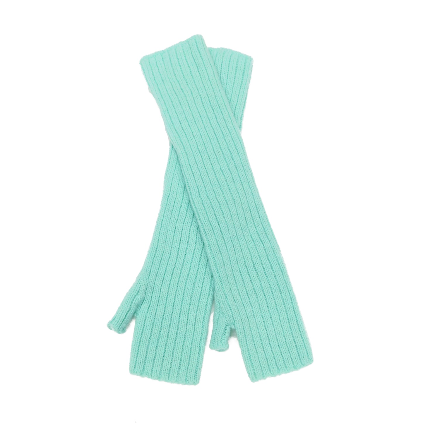 Ladies Lightweight Ribbed Cashmere Wristwarmers — Keystone Thumb | Handcrafted in Hawick