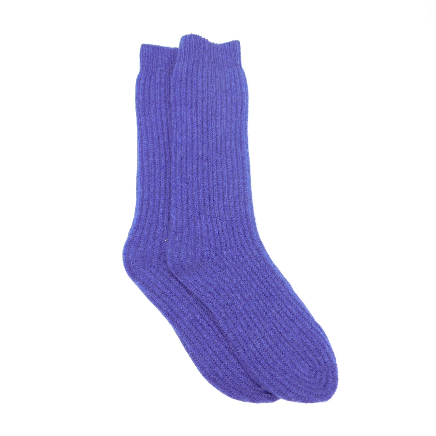 Ladies Cashmere Bed Socks — Longer Length Cardigan Rib | Handcrafted in Hawick (One Size UK 4–8 / EU 37–42)