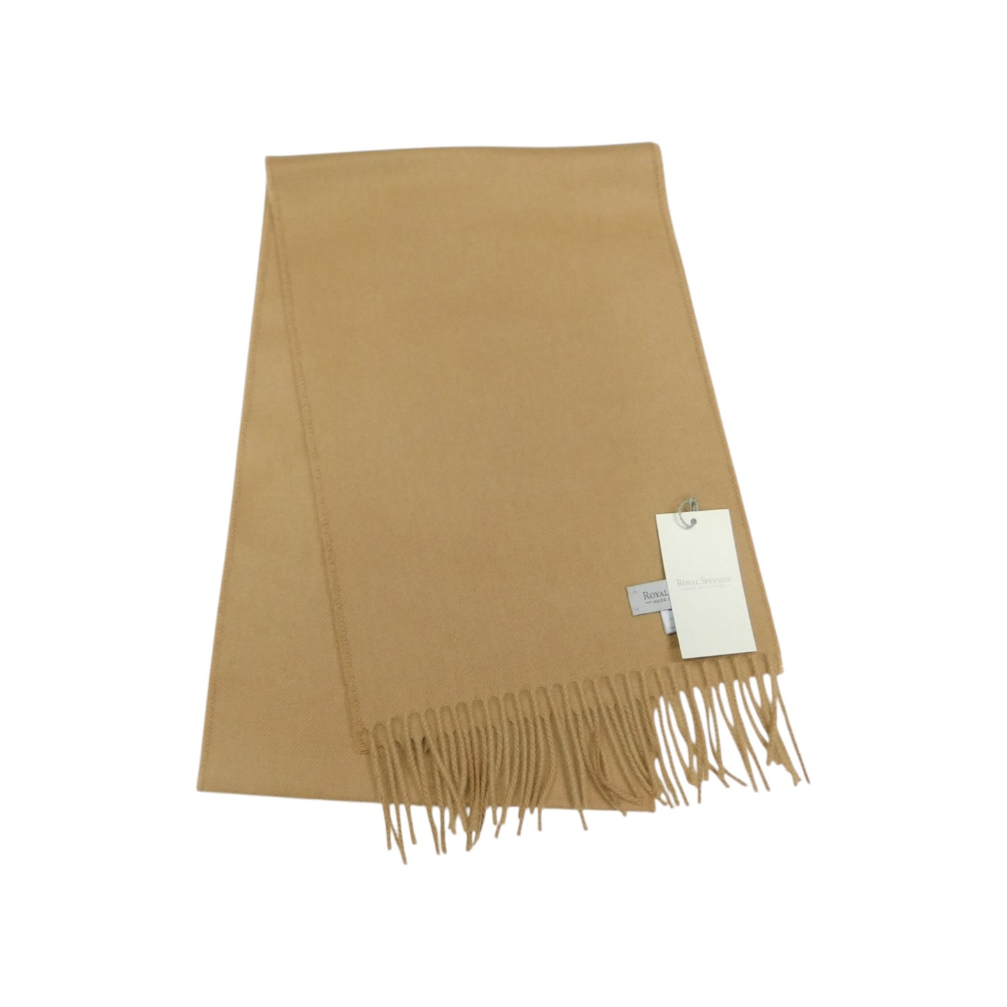 Pure Cashmere Unisex Woven Scarf – Handcrafted in Scotland