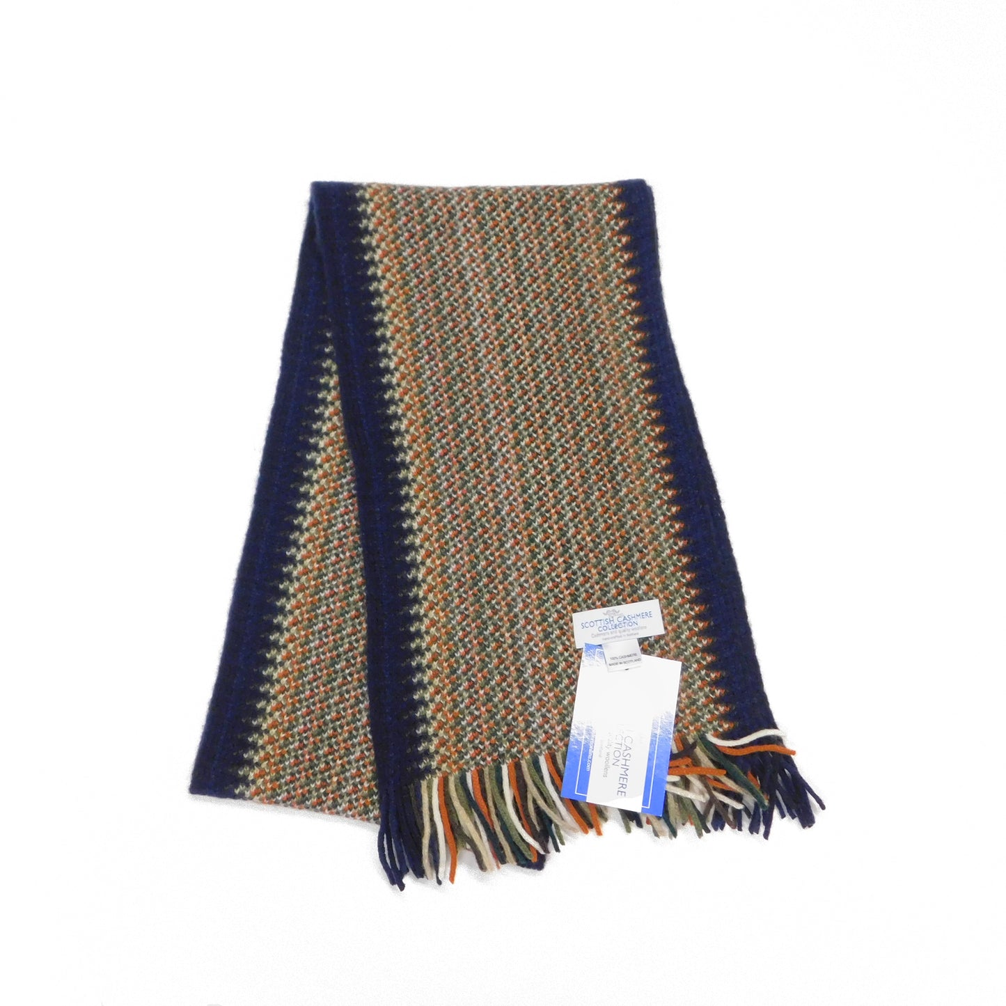 Pure Cashmere Speckled Scarf - Handcrafted in Hawick, Scotland