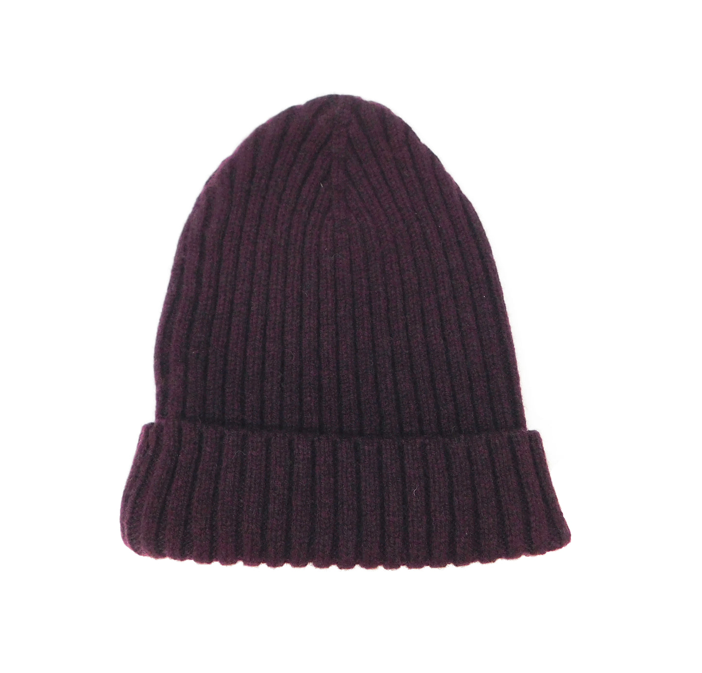 Unisex Lambswool Ribbed Beanie — Handcrafted in Hawick | One Size