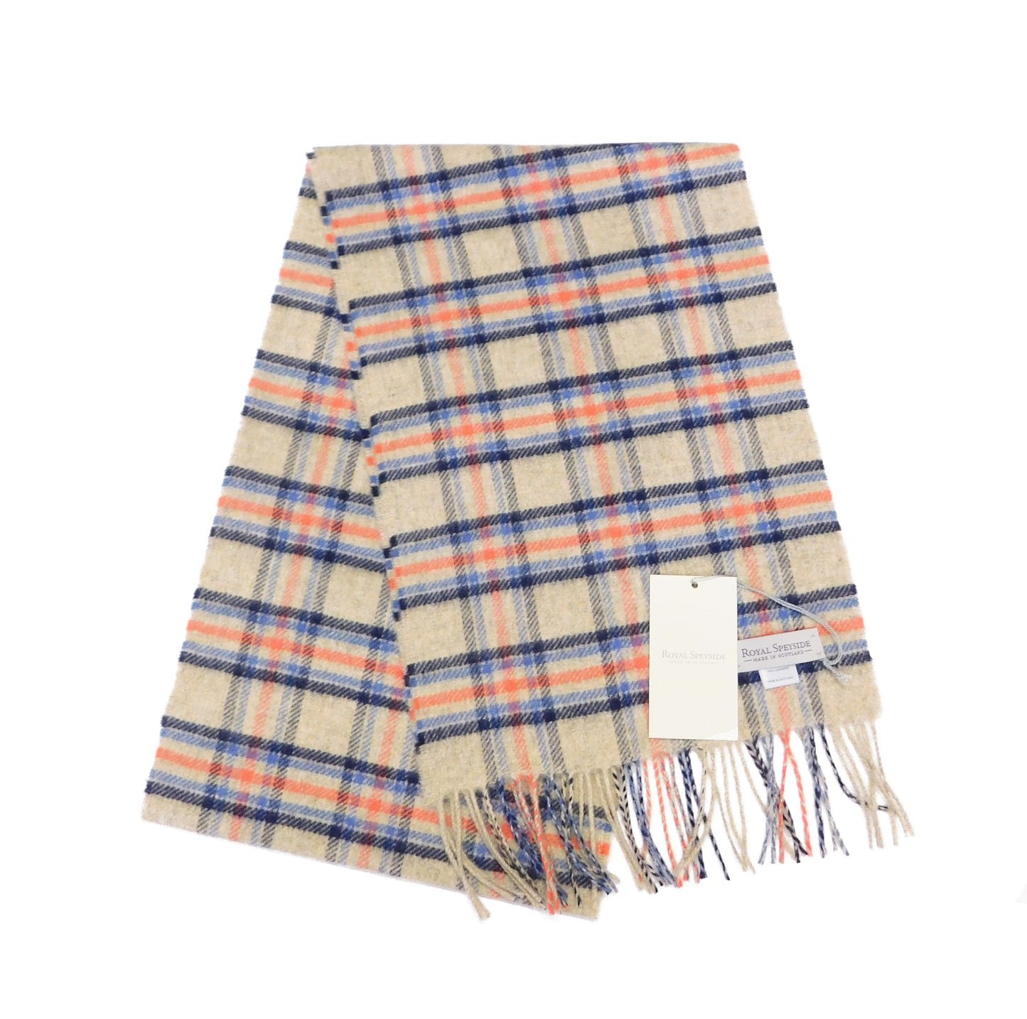Pure Cashmere Checked Scarf — Hand-Crafted in the Scottish Highlands | Variety of Colours