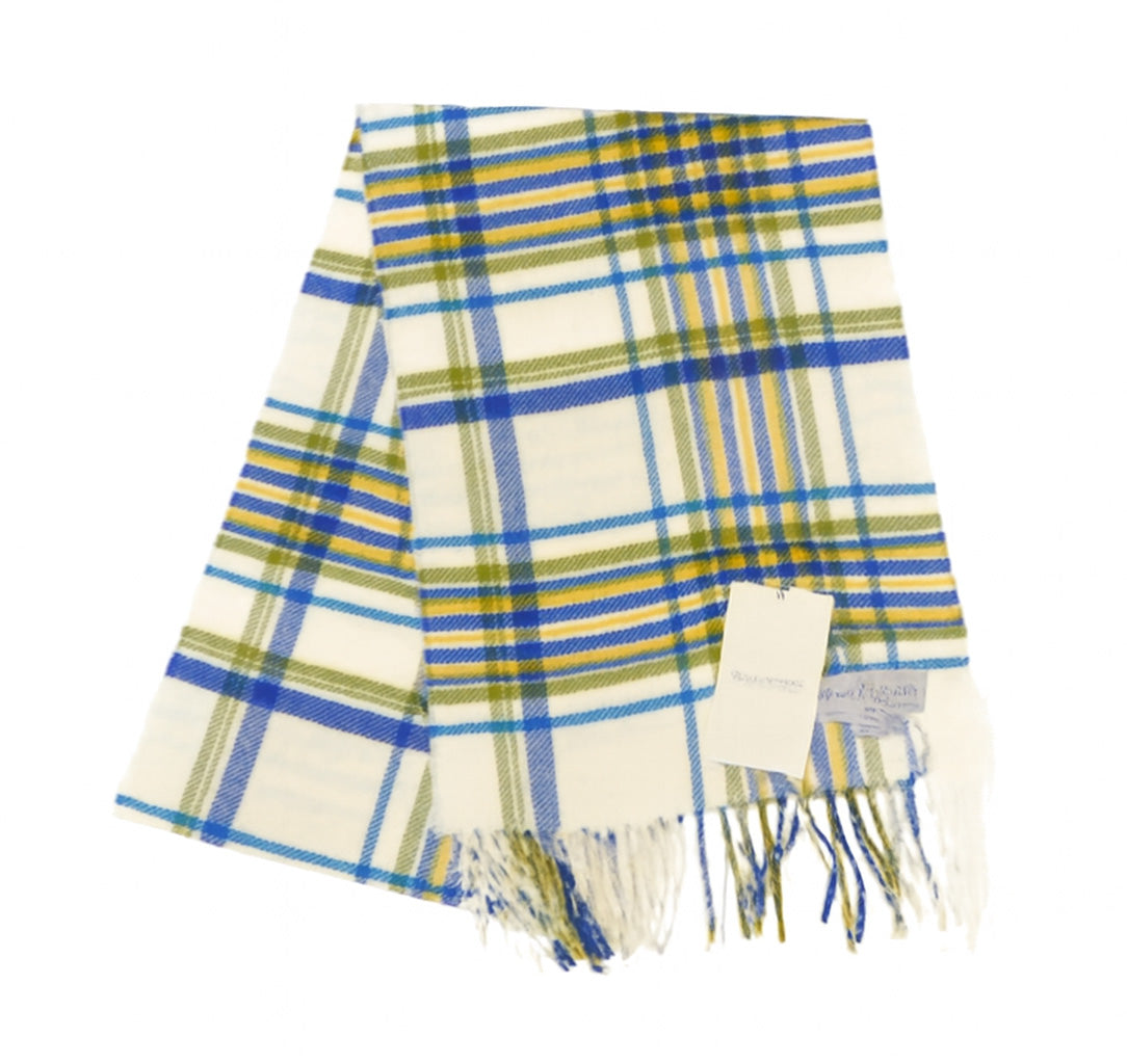 Pure Cashmere Checked Scarf — Hand-Crafted in the Scottish Highlands | Variety of Colours