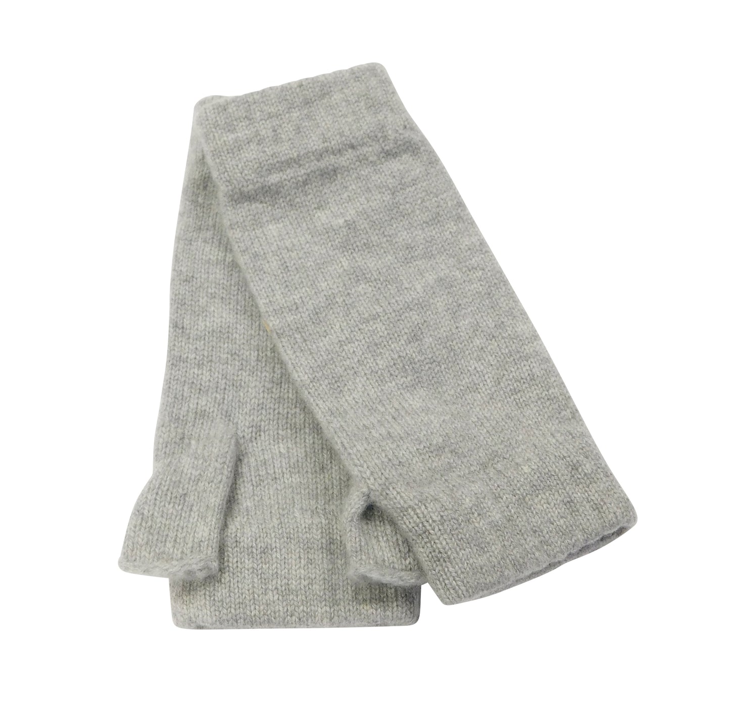 Ladies Pure Cashmere Wristwarmers - Fingerless mitt style with separate thumb - Grey, Blues, Greens and Pink - Handcrafted in Hawick, Scotland