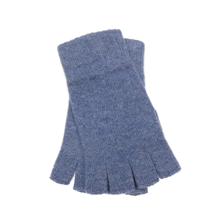 Mens Pure Cashmere Fingerless Gloves - Handcrafted in Hawick, Scotland