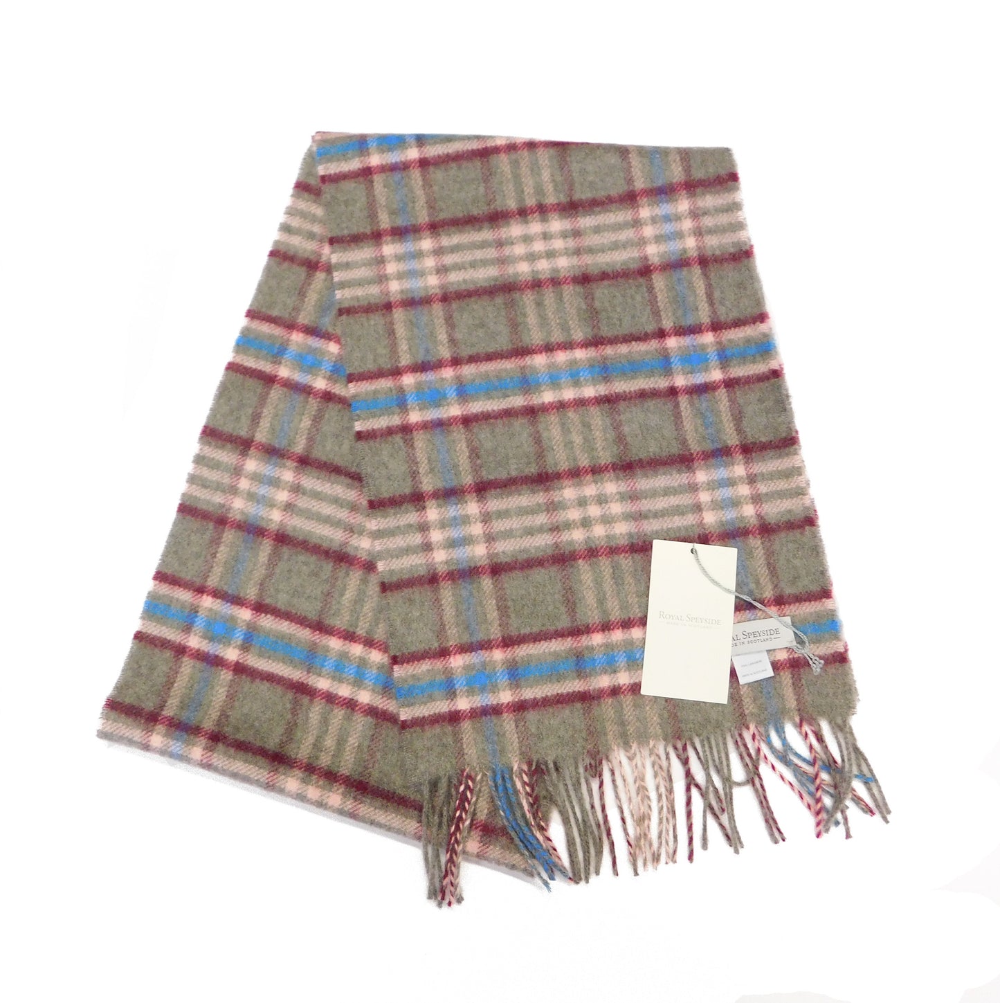 Pure Cashmere Classic Check Scarf - Various Checks - Woven for us in the Scottish Highlands