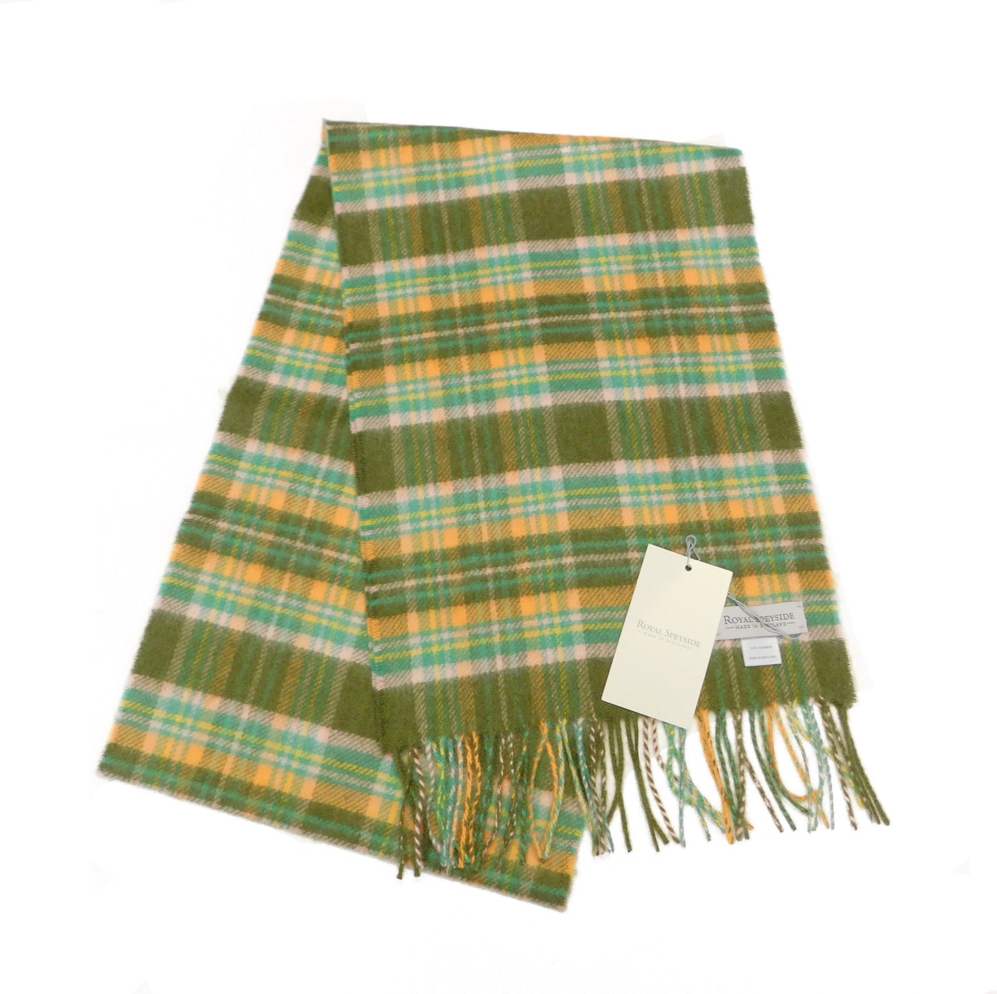 Pure Cashmere Classic Check Scarf - Various Checks - Woven for us in the Scottish Highlands