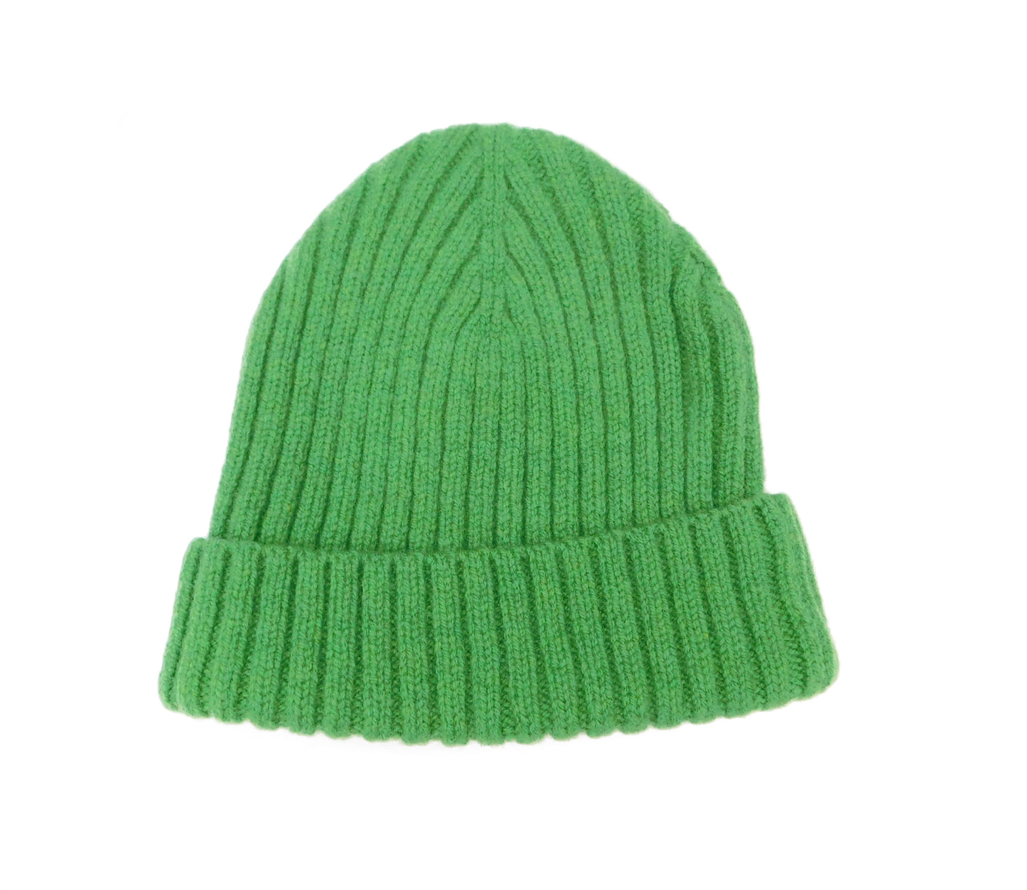 Unisex Lambswool Ribbed Beanie — Handcrafted in Hawick | One Size