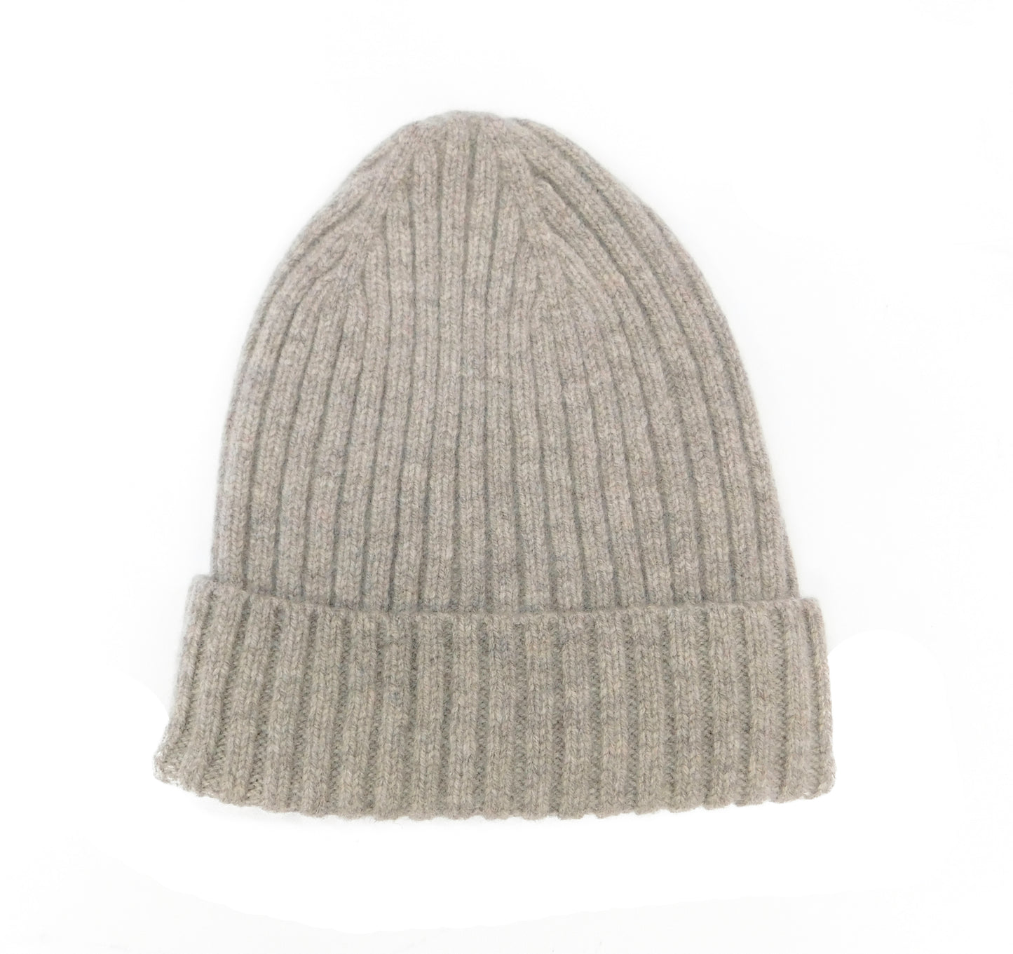 Unisex Lambswool Ribbed Beanie — Handcrafted in Hawick | One Size