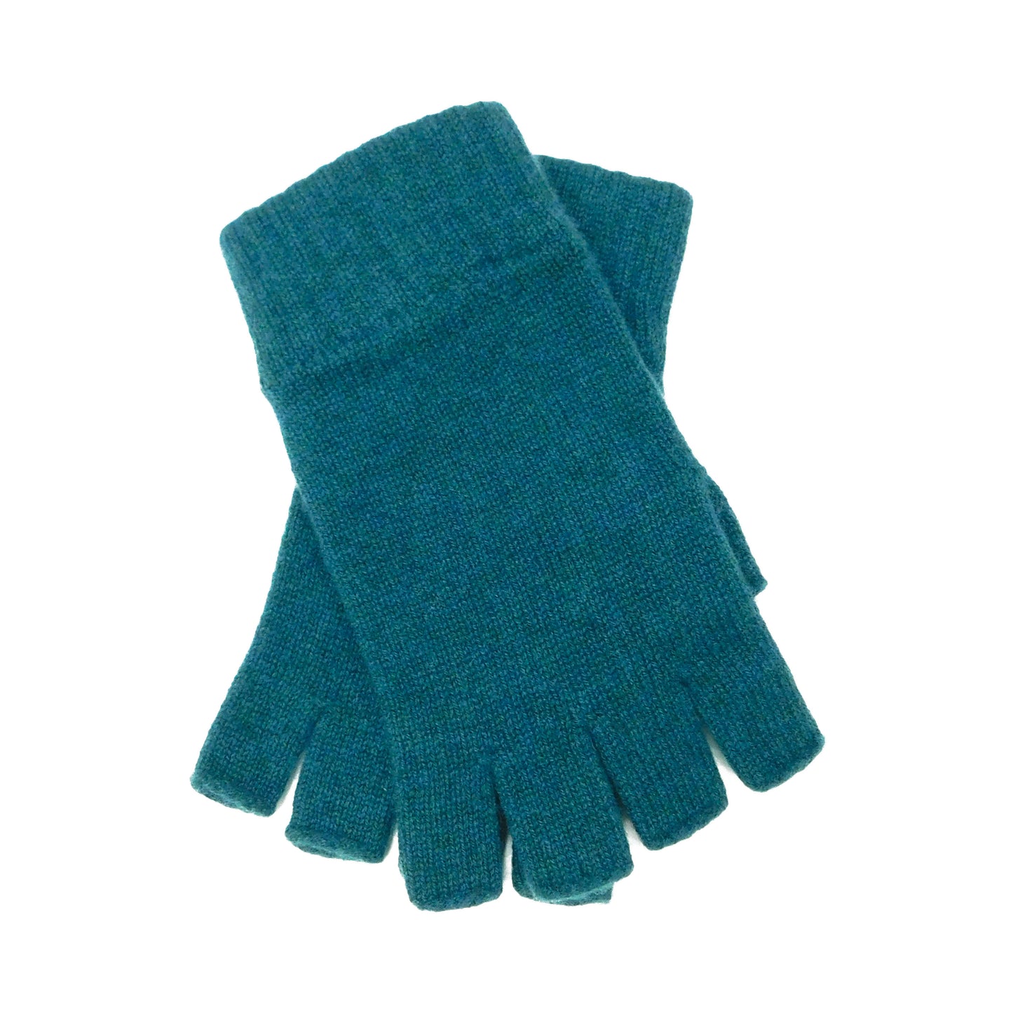 Mens Pure Cashmere Fingerless Gloves - Handcrafted in Hawick, Scotland