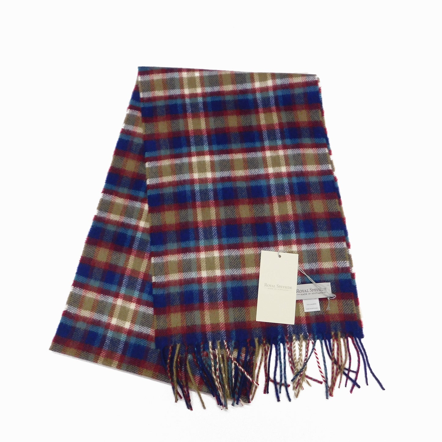Pure Cashmere Classic Check Scarf - Various Checks - Woven for us in the Scottish Highlands