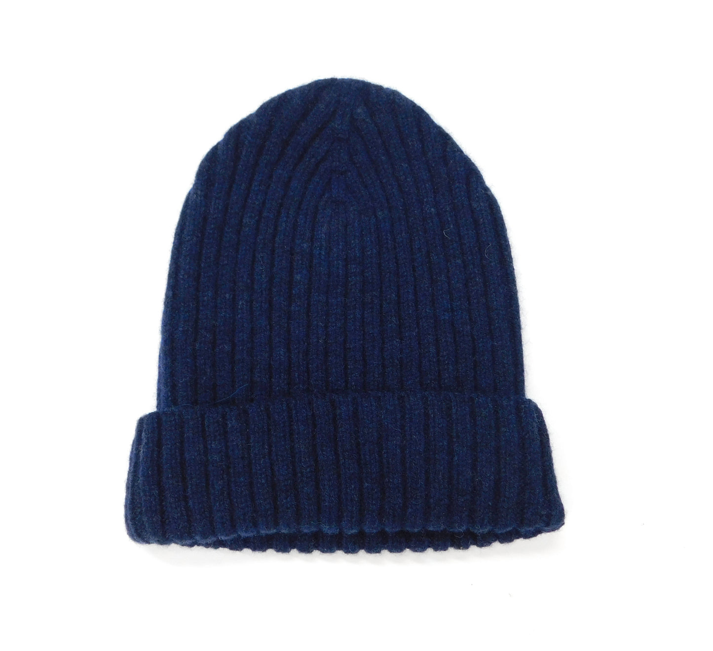Unisex Lambswool Ribbed Beanie — Handcrafted in Hawick | One Size