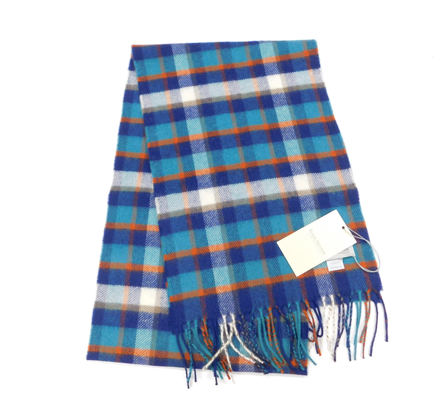 Pure Cashmere Checked Scarf — Hand-Crafted in the Scottish Highlands | Variety of Colours