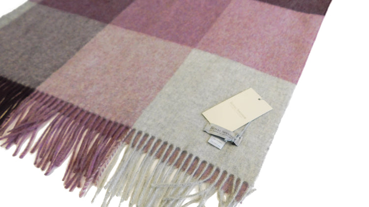 Pure Cashmere Wrap / Stole in Plain or Check options - The ultimate in luxury - Woven in Scotland