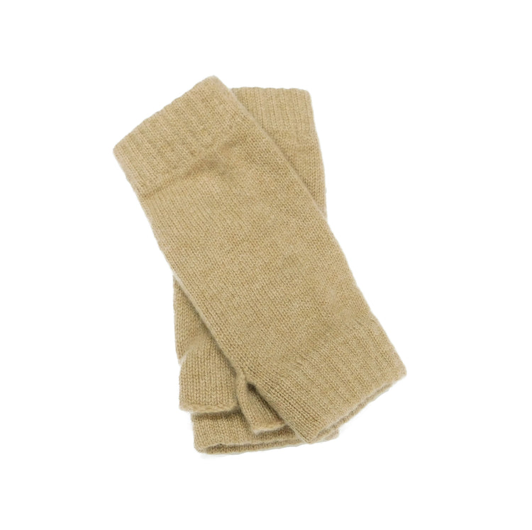Ladies Pure Cashmere Wristwarmers - Fingerless mitt style with separate thumb - Reds, Burgundys and Neutrals - Handcrafted in Hawick, Scotland