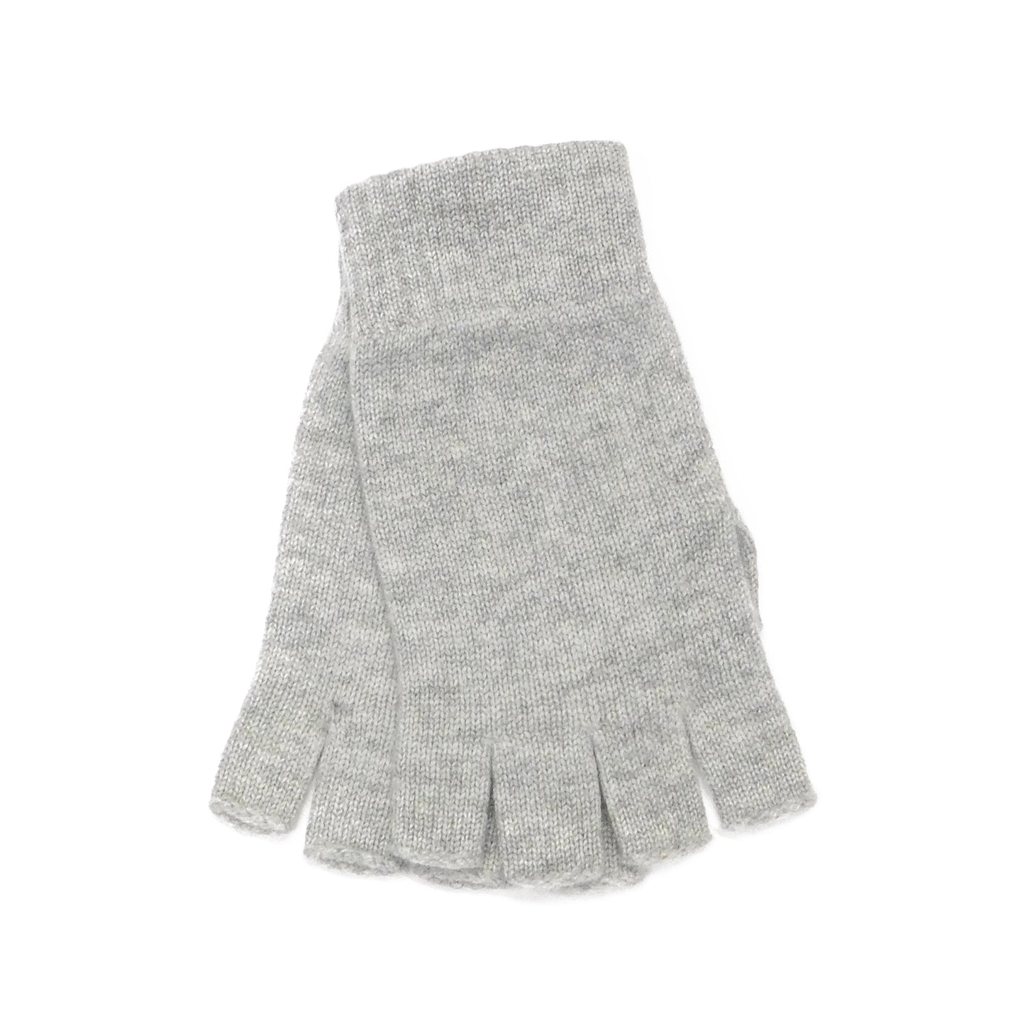 Mens Pure Cashmere Fingerless Gloves - Handcrafted in Hawick, Scotland