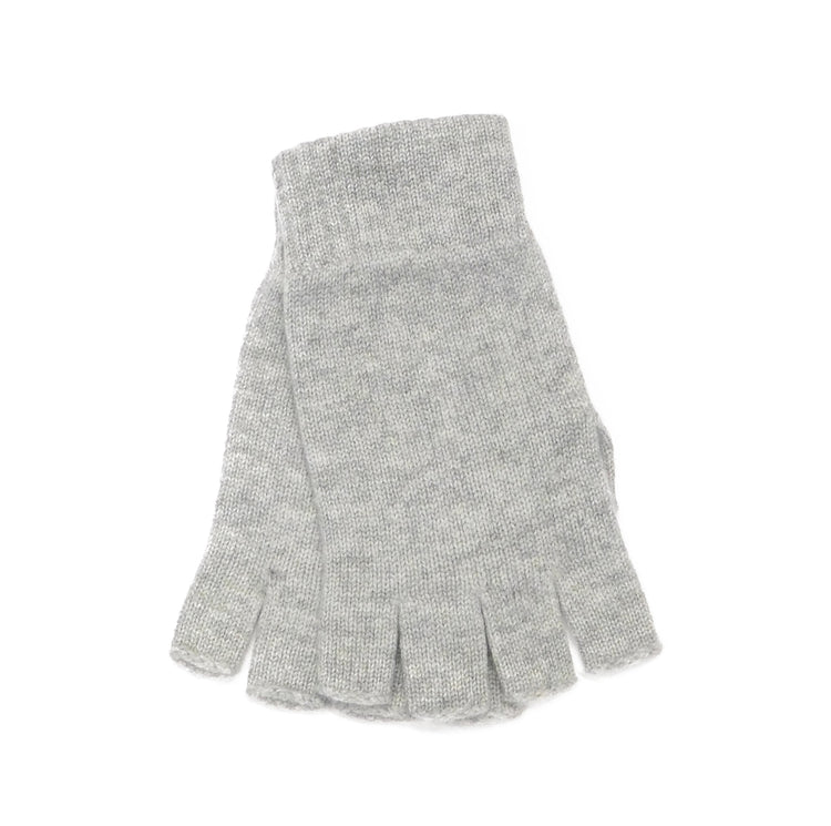 Mens Pure Cashmere Fingerless Gloves - Handcrafted in Hawick, Scotland