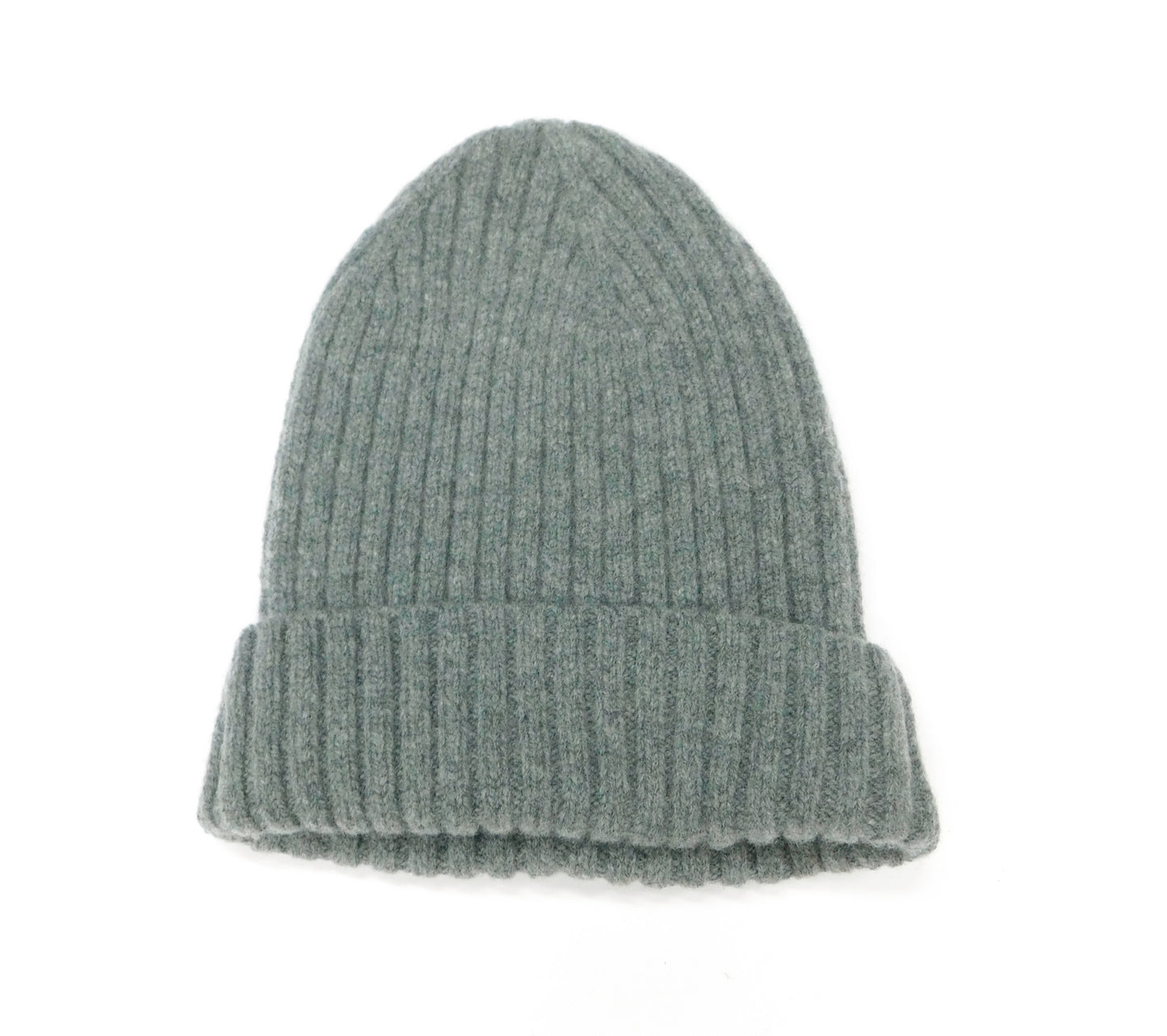 Unisex Lambswool Ribbed Beanie — Handcrafted in Hawick | One Size