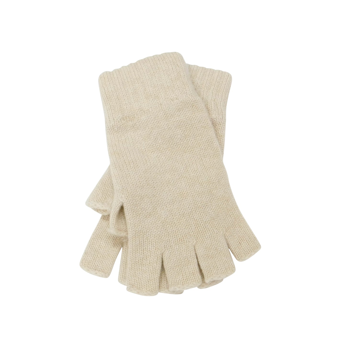 Ladies Pure Cashmere Fingerless Gloves with Keystone Thumb - Reds, Oranges, and Neutrals - Handcrafted in Hawick, Scotland
