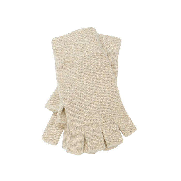 Ladies Pure Cashmere Fingerless Gloves with Keystone Thumb - Reds, Oranges, and Neutrals - Handcrafted in Hawick, Scotland