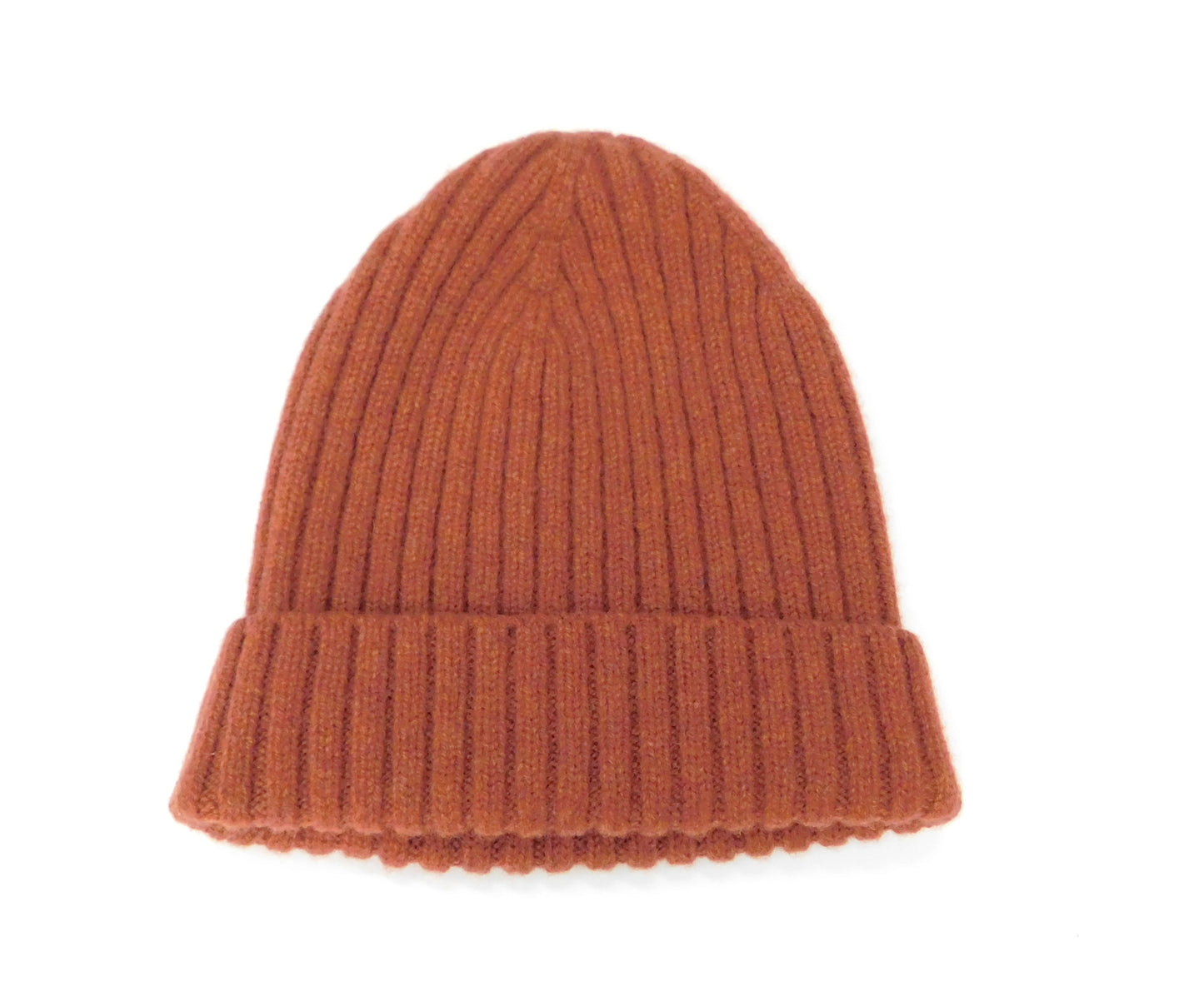 Unisex Lambswool Ribbed Beanie — Handcrafted in Hawick | One Size