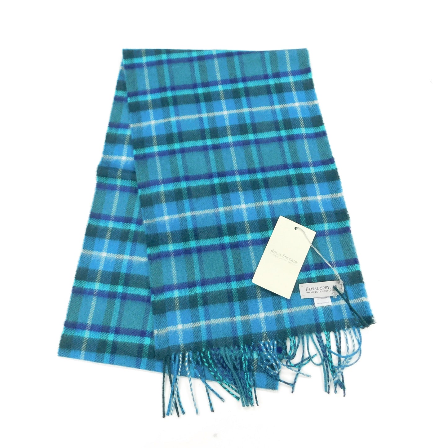 Pure Cashmere Checked Scarf — Hand-Crafted in the Scottish Highlands | Variety of Colours