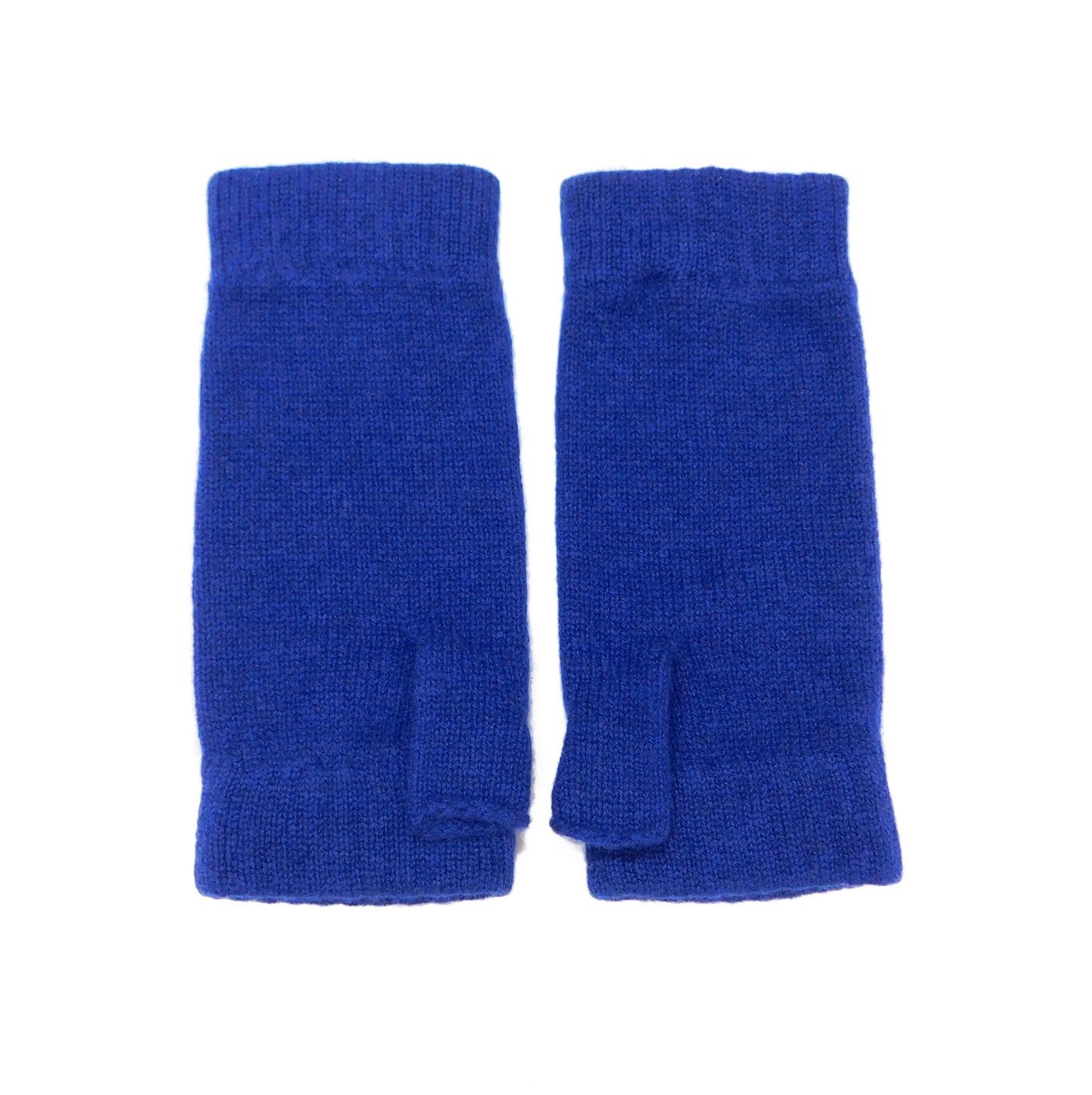 Ladies Pure Cashmere Wristwarmers - Fingerless mitt style with separate thumb - Grey, Blues, Greens and Pink - Handcrafted in Hawick, Scotland