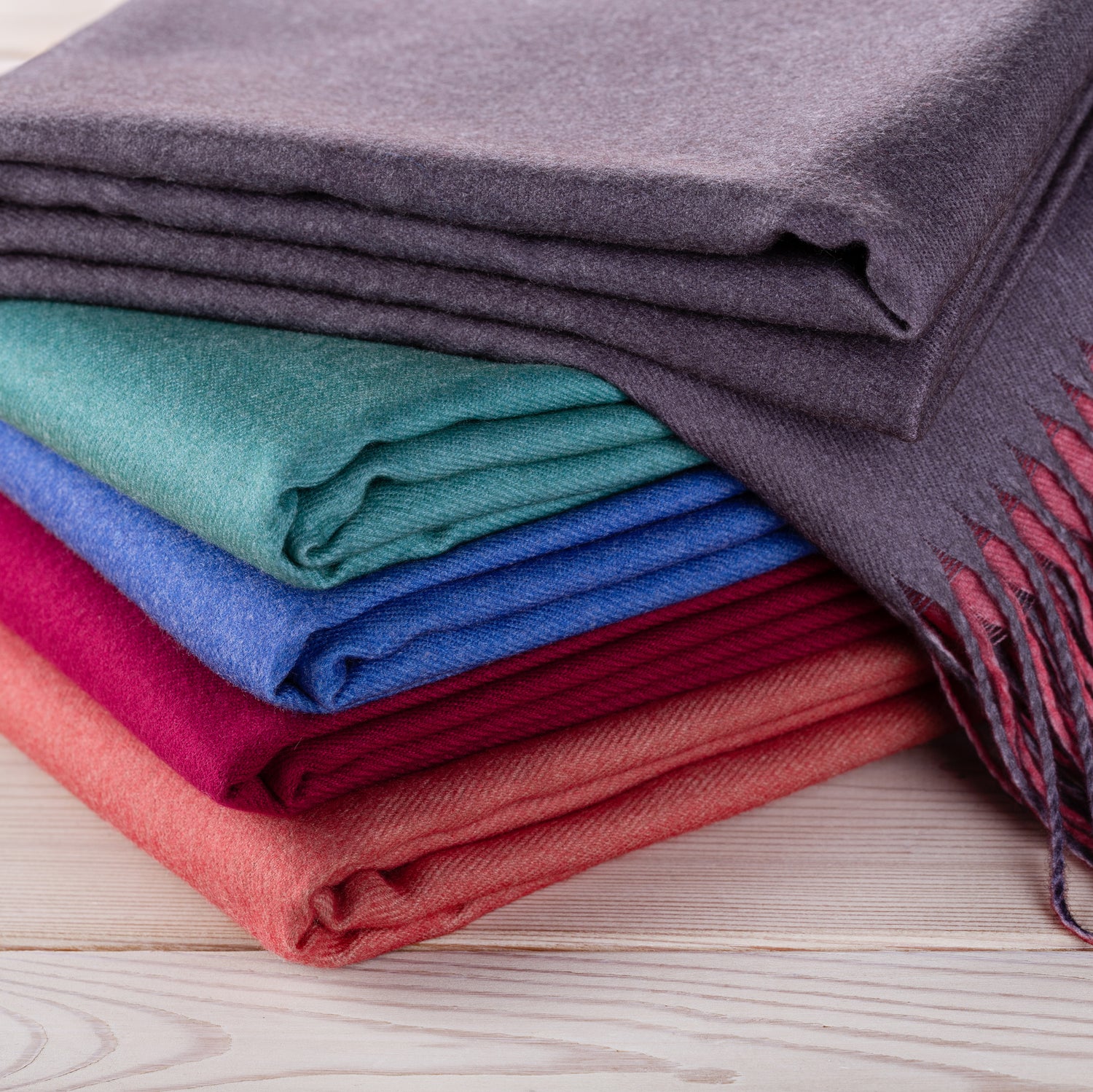 Cashmere Wraps and Stoles - Handcrafted in Scotland