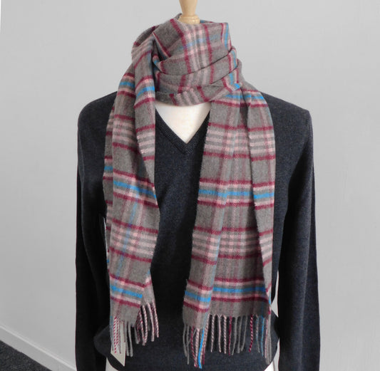 Pure Cashmere Classic Check Scarf - Various Checks - Woven for us in the Scottish Highlands