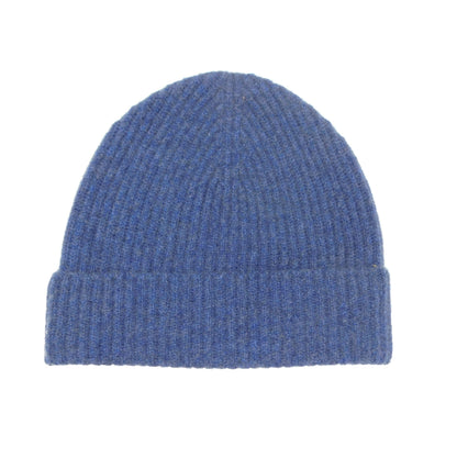 Unisex Cashmere Beanie — Cardigan Rib | Handcrafted in Hawick | One Size