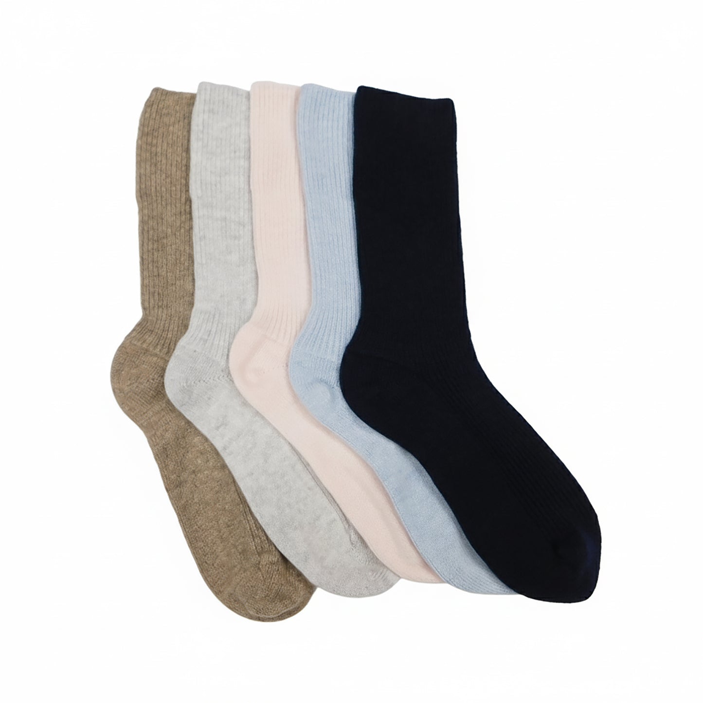 Ladies Cashmere Bed or Lounge Socks — Handcrafted in Hawick