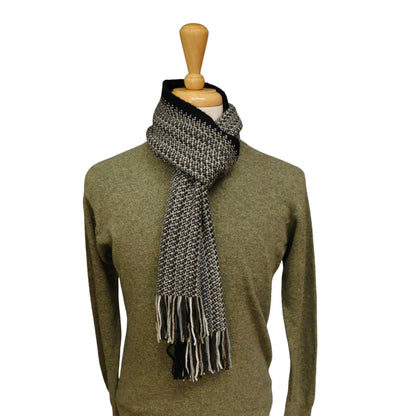Pure Cashmere Speckled Scarf — Hand-Crafted in Hawick