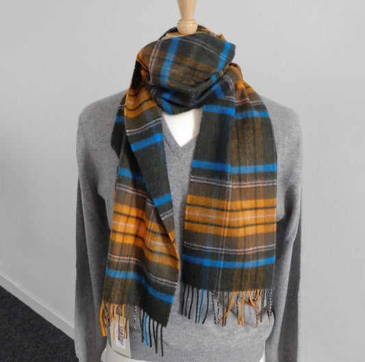 Pure Cashmere Classic Check Scarf - Various Checks - Woven for us in the Scottish Highlands