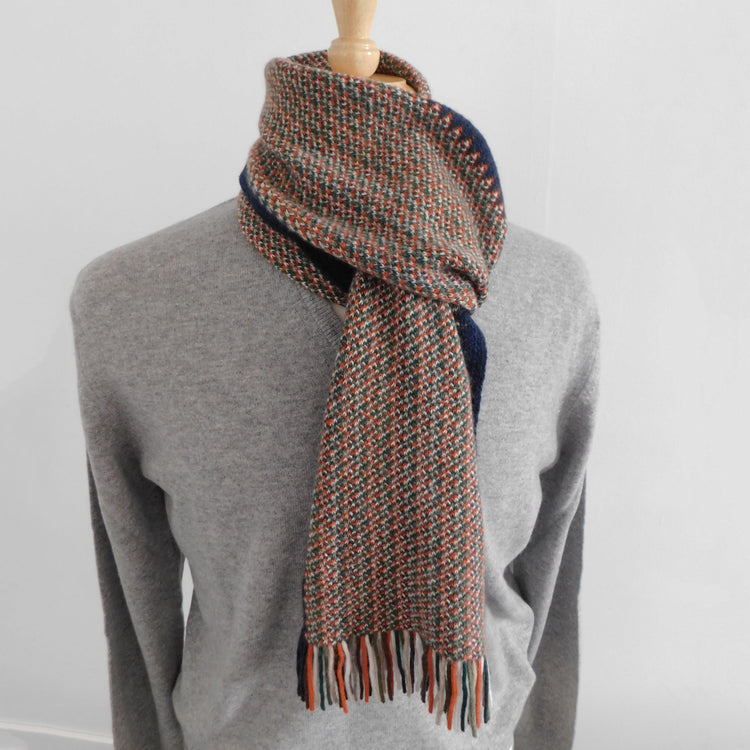 Pure Cashmere Speckled Scarf - Handcrafted in Hawick, Scotland