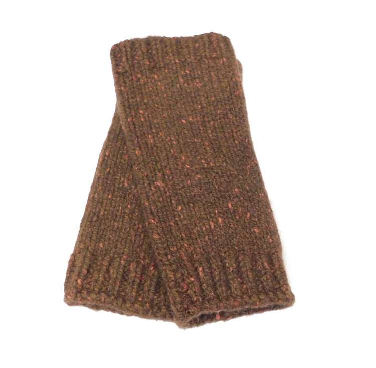 Mens Pure Cashmere Donegal Marl Wristwarmers - Hand-crafted in Hawick, Scotland