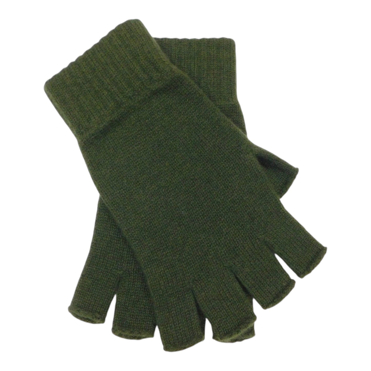 Men’s Pure Cashmere Fingerless Gloves — Keystone Thumb | Handcrafted in Hawick