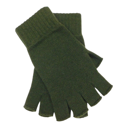 Men’s Pure Cashmere Fingerless Gloves — Keystone Thumb | Handcrafted in Hawick