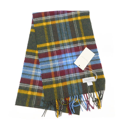Pure Cashmere Checked Scarf — Hand-Crafted in the Scottish Highlands | Variety of Colours