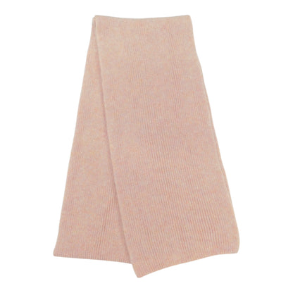 Pure Cashmere Narrow Rib Scarf — Unisex | Handcrafted in Hawick