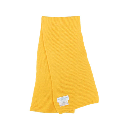 Pure Cashmere Narrow Rib Scarf — Unisex | Handcrafted in Hawick