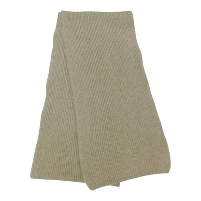 Pure Cashmere Narrow Rib Scarf — Unisex | Handcrafted in Hawick