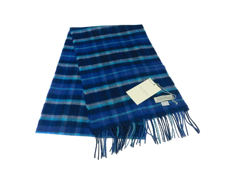 Pure Cashmere Classic Check Scarf - Various Checks - Handcrafted in Elgin, Scotland