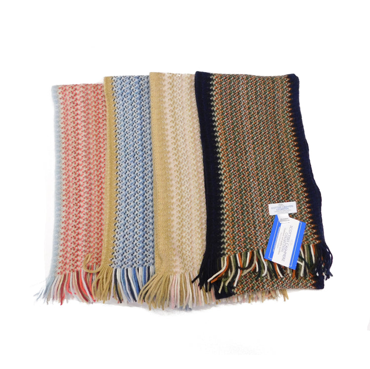 Pure Cashmere Speckled Scarf - Handcrafted in Hawick, Scotland