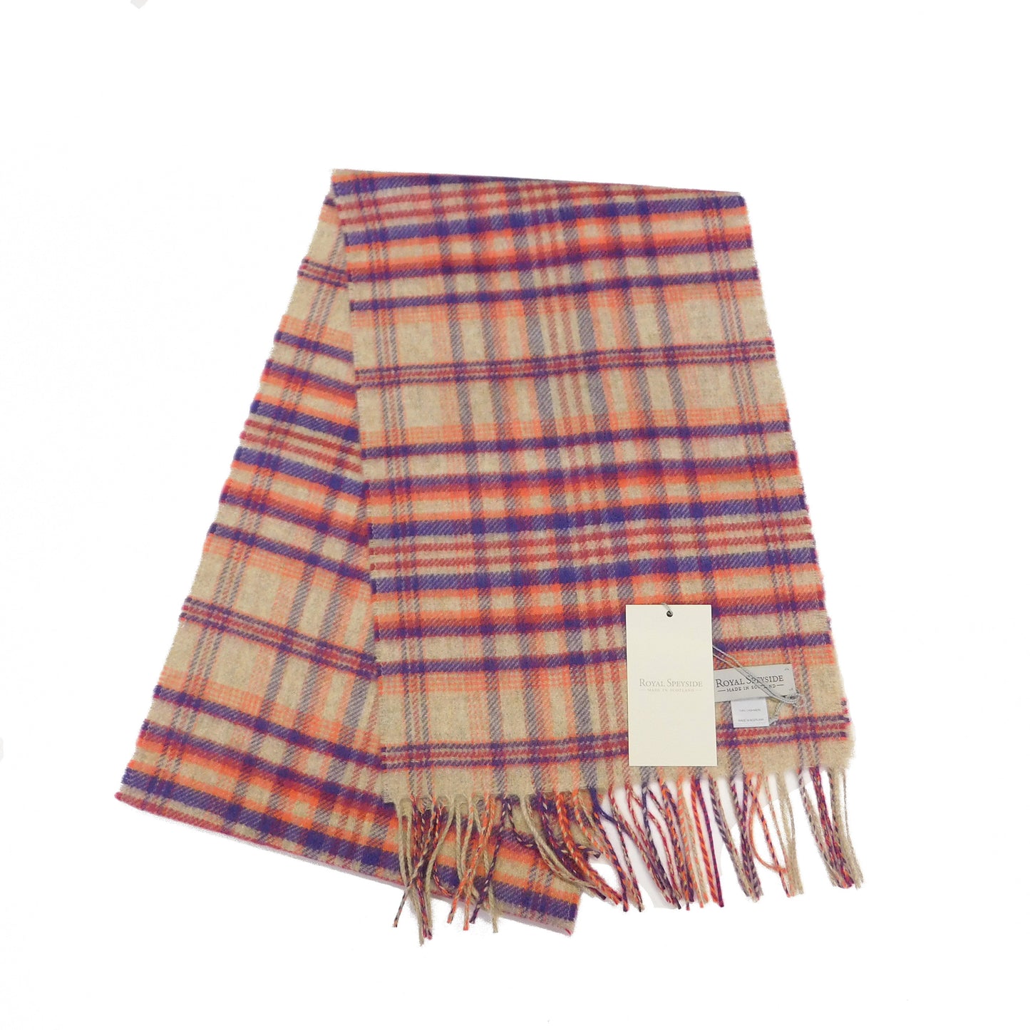 Pure Cashmere Classic Check Scarf - Various Checks - Woven for us in the Scottish Highlands