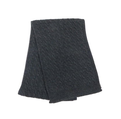 Pure Cashmere Cable Knit Scarf — Unisex | Handcrafted in Hawick