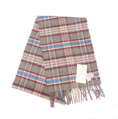 Pure Cashmere Checked Scarf — Hand-Crafted in the Scottish Highlands | Variety of Colours