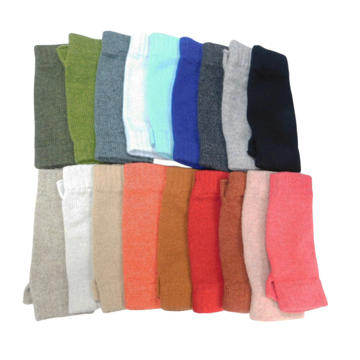 Chauffe-poignets pur cachemire pour femme - Fabriqués à la main à Hawick, en Écosse
