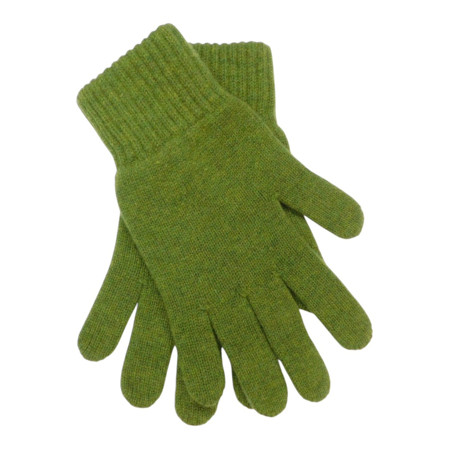 Ladies Pure Cashmere Gloves — Ribbed Cuff | Handcrafted in Hawick
