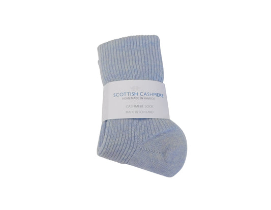Ladies Pure Cashmere Bed Socks - Handcrafted in Hawick, Scotland