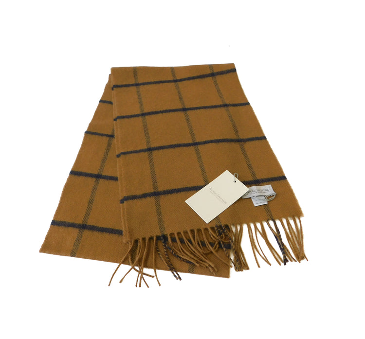 Pure Cashmere Classic Check Scarf - Various Checks - Handcrafted in Elgin, Scotland